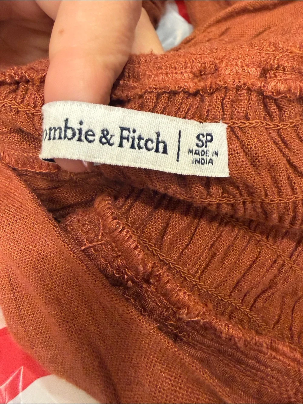 Abercrombie & Fitch Rust Brown Maxi Dress